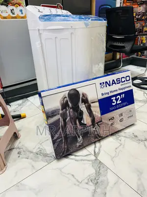 Check Out Authentic Nasco 32” Led Digital Satellite Television(Black)