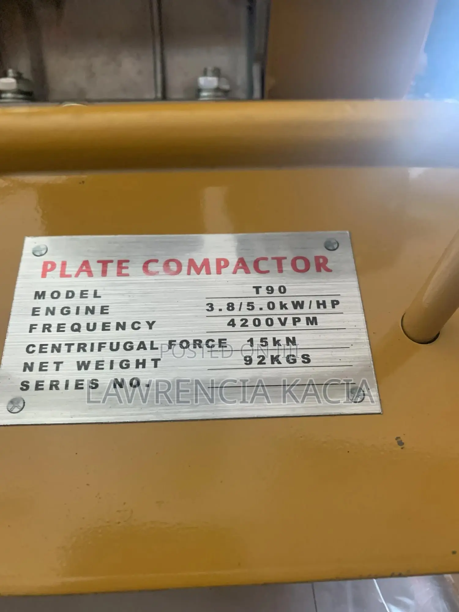 Robin Plate Compactor