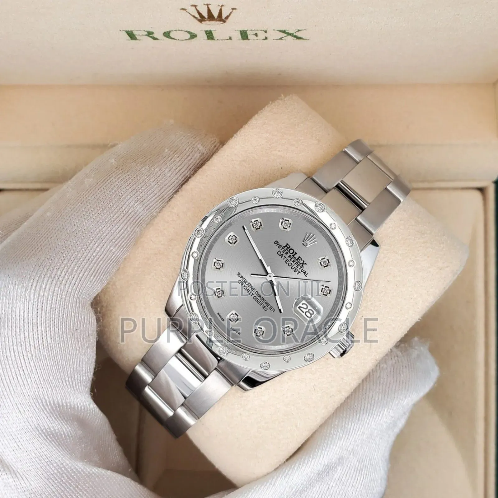 Rolex Datejust 31 Silver Ladies Watch.