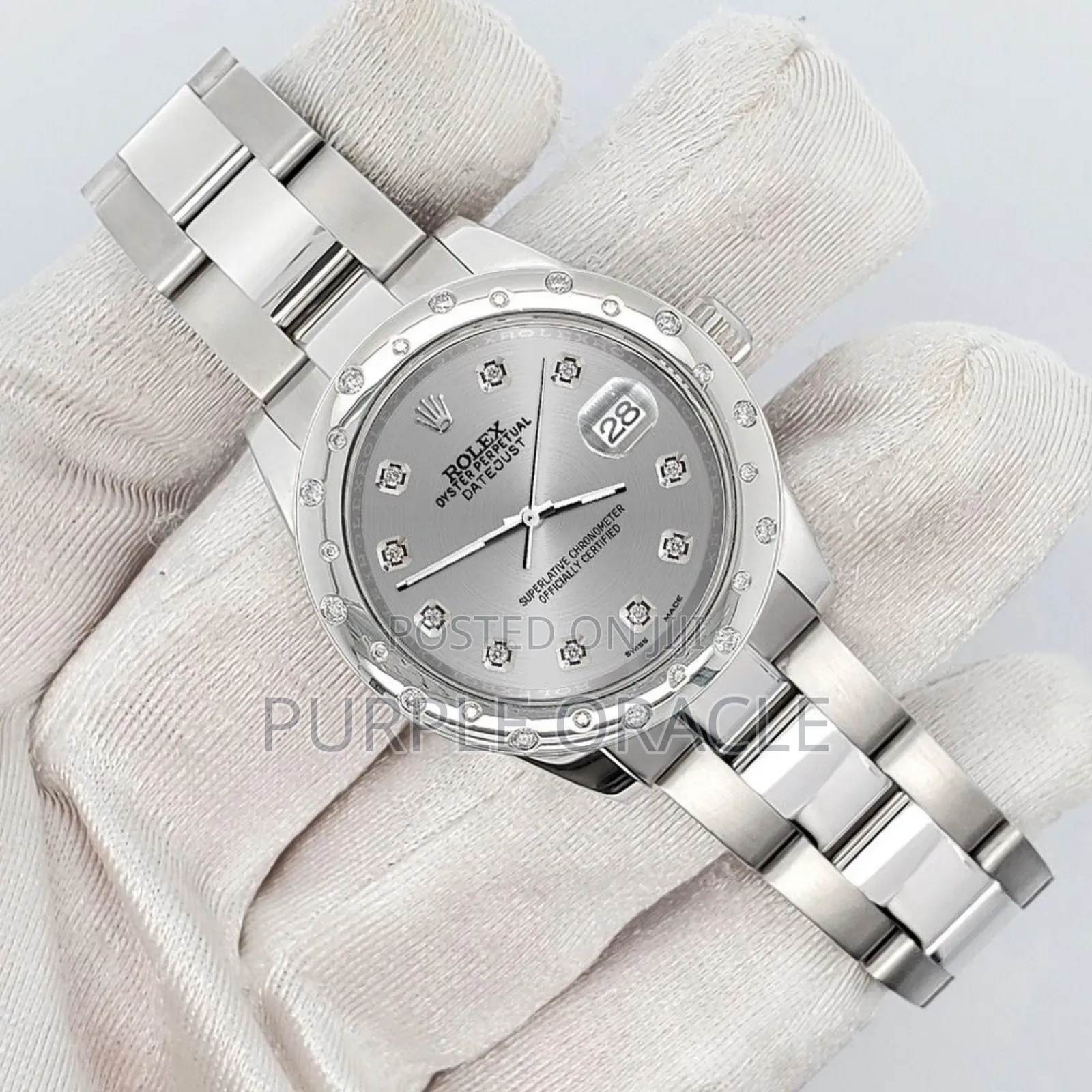 Rolex Datejust 31 Silver Ladies Watch.