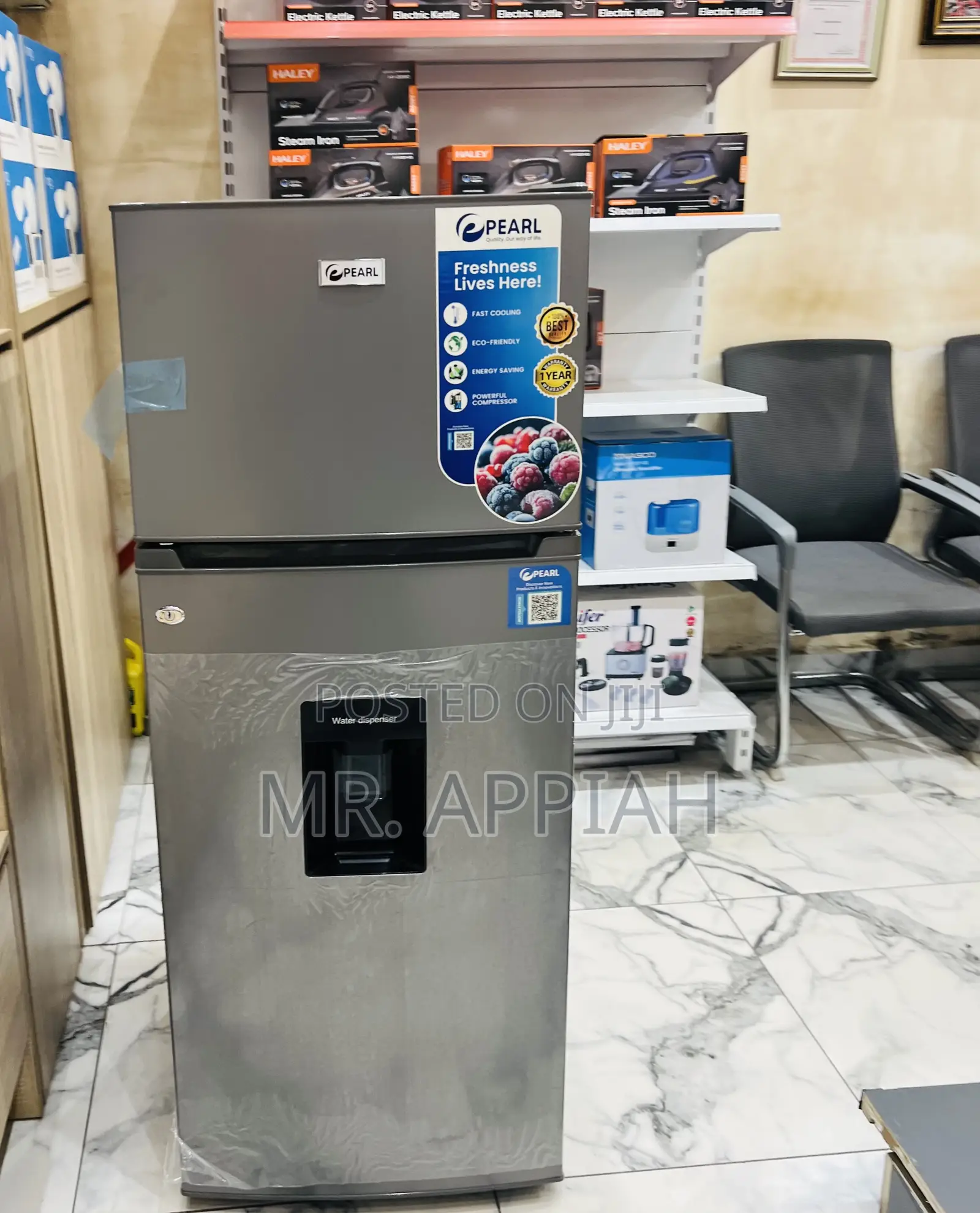 Efficient Pearl Double Door Refrigerator(Pf-2521w0-5e) 