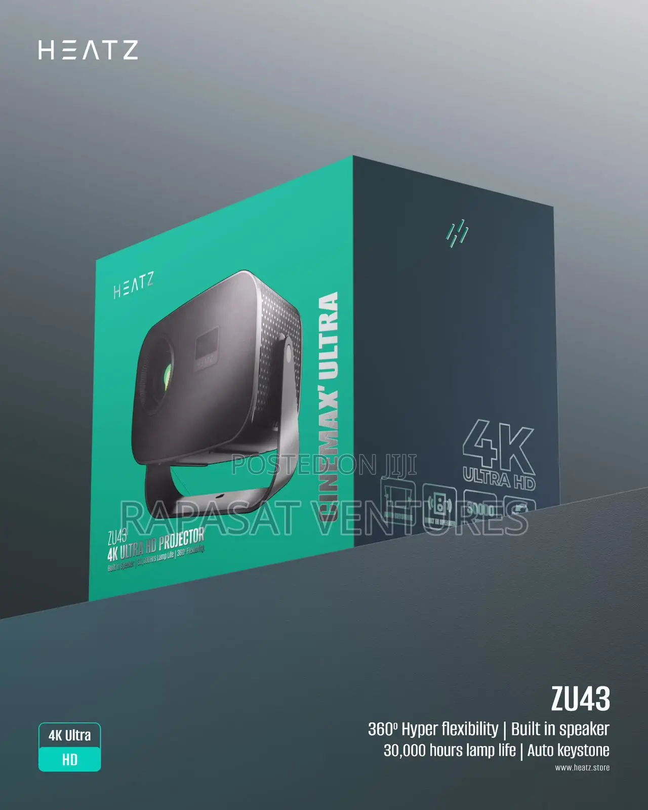 Heatz Zu43 Ultra Hd Projector