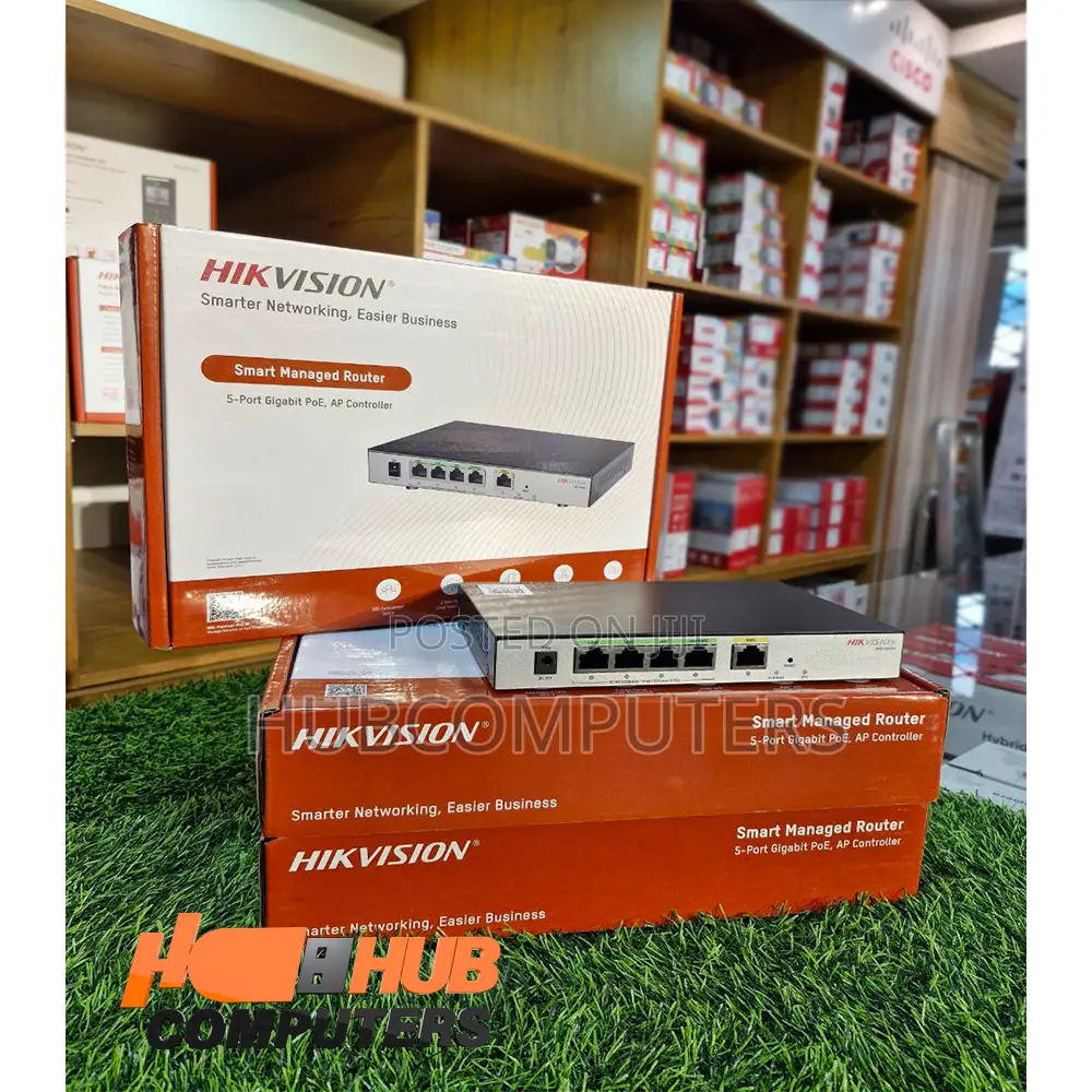 Hikvision Ds-3wg105g 5- Port Gigabit Poe / Ap Controller