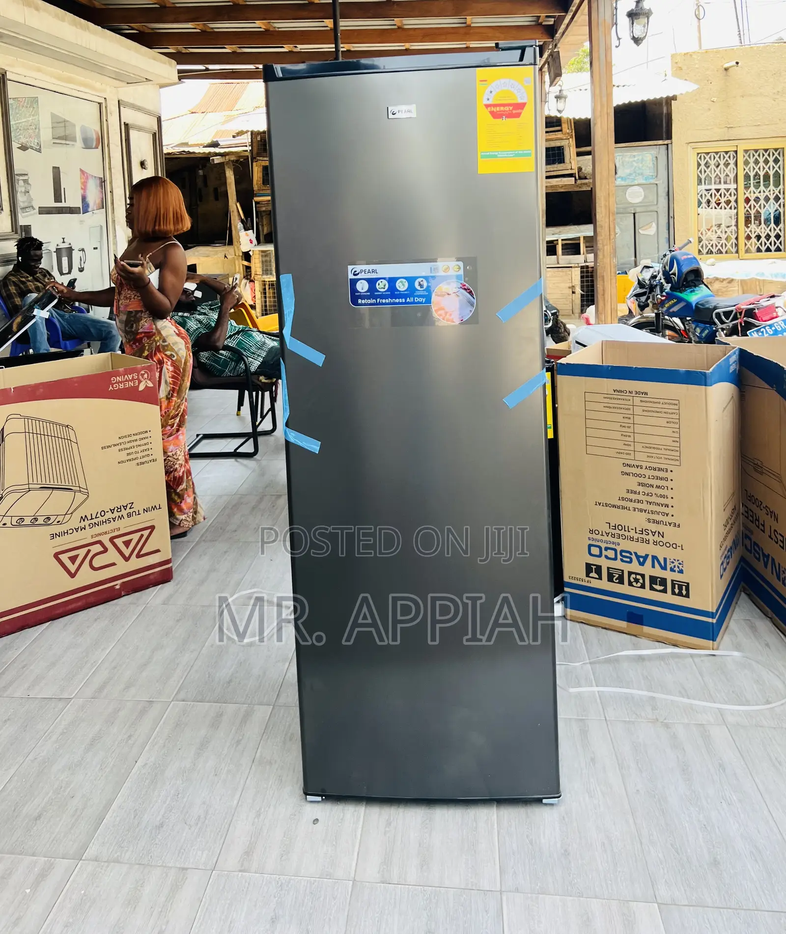 Extra Chilling Pearl Single Door Upright Standing Freezer(Puf-370)