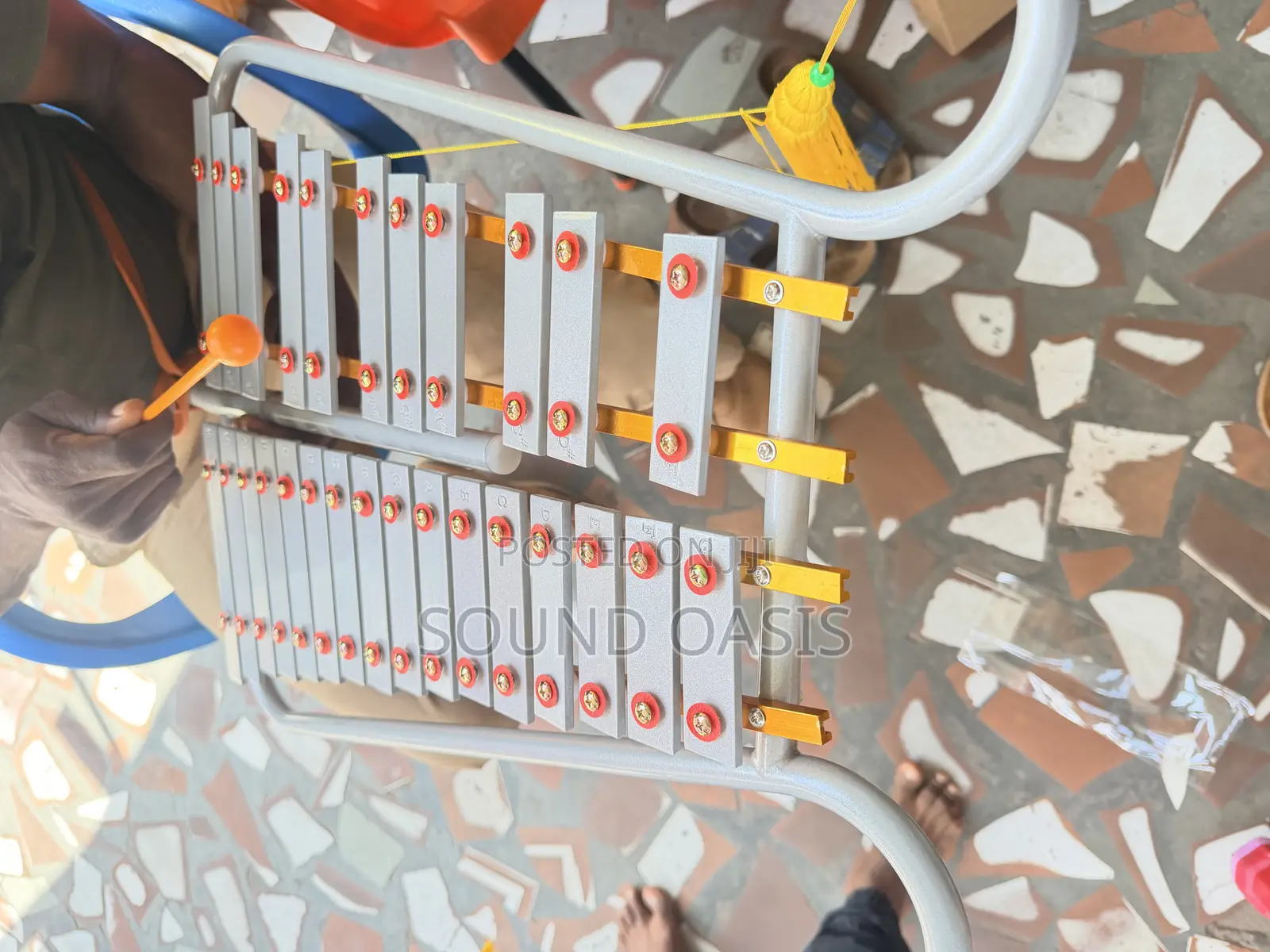 27-Note Aluminum Marching Glockenspiel Xylophone