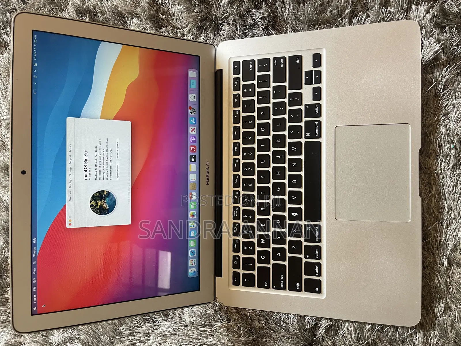 Laptop Apple MacBook 2015 8GB Intel Core i5 SSD 128GB