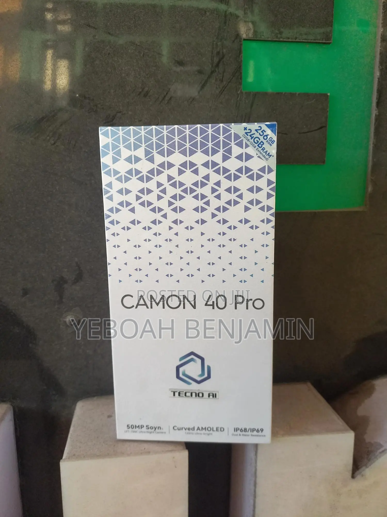 New Tecno Camon 40 Pro 4G 256 GB Green