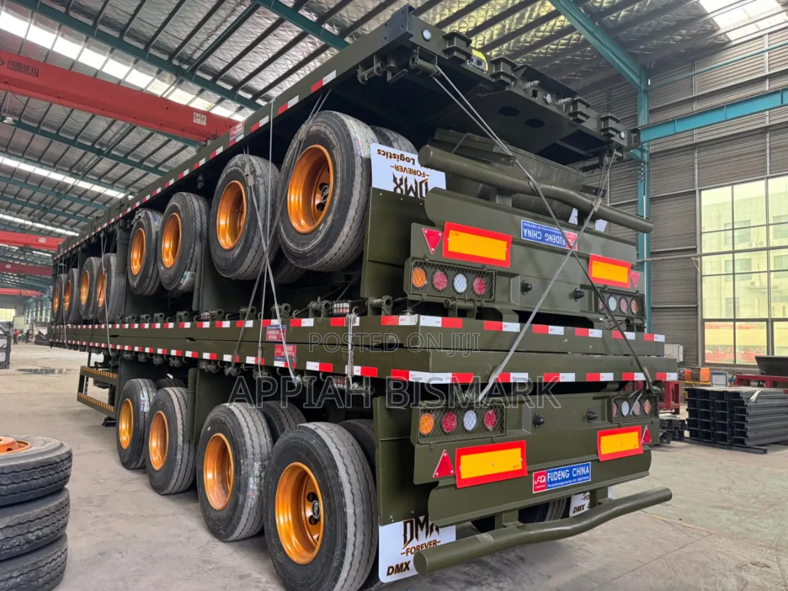 China Brand New Trailers Available 4 Axel With Separate Axel