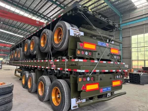 China Brand New Trailers Available 4 Axel With Separate Axel