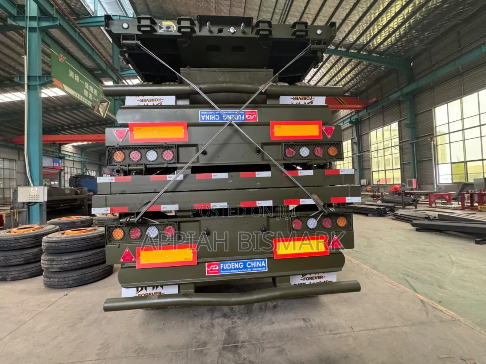 China Brand New Trailers Available 4 Axel With Separate Axel