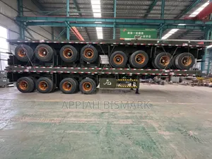 China Brand New Trailers Available 4 Axel With Separate Axel