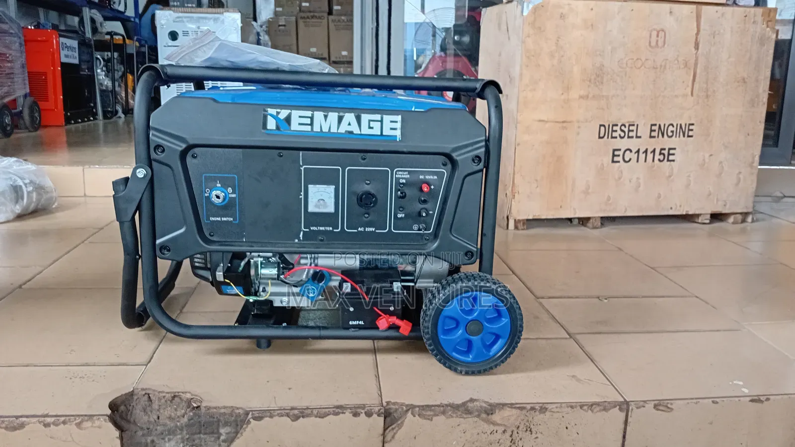 Original Kemage 7.5kva Generator – Neat Condition8500watt 7.5kva