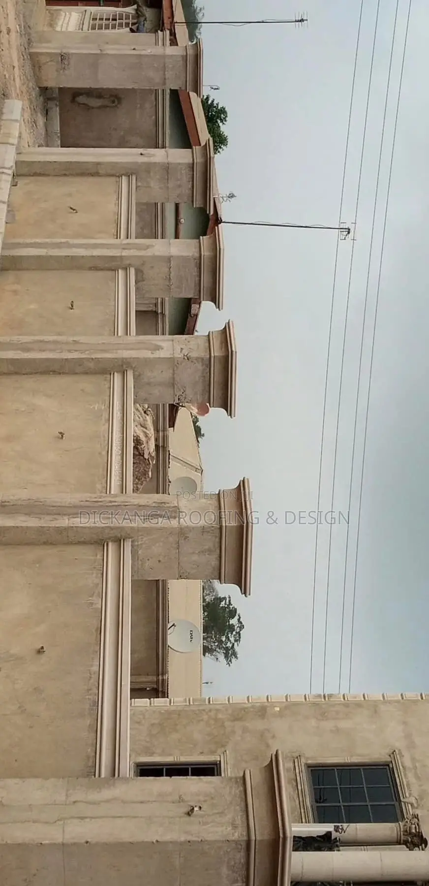Euro Tile Roofing Sheet, Parapet Designs and Wood Work Is Our Service