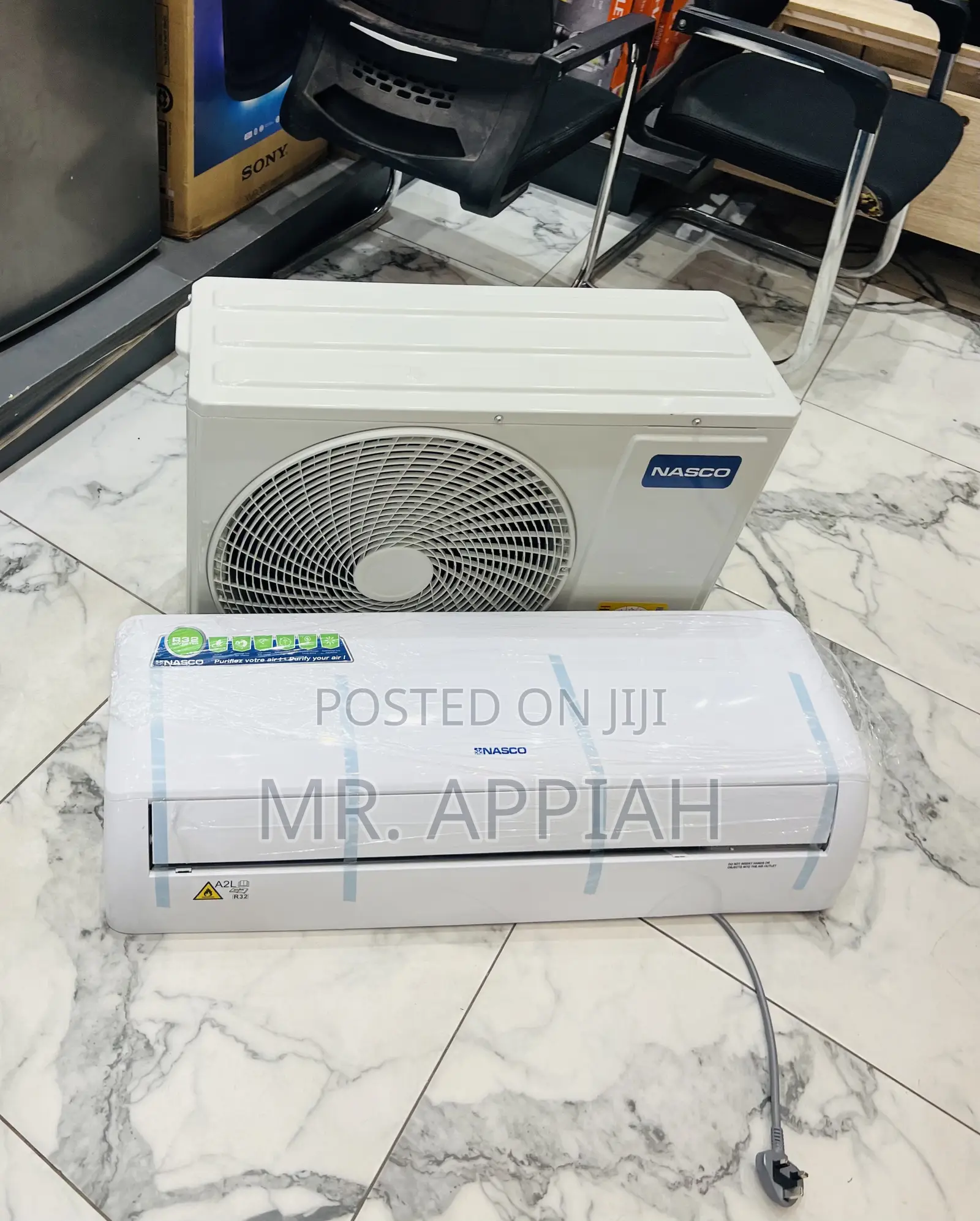Choose Premium Nasco 1.5hp Dual Inverter Air Conditioner(White)R410