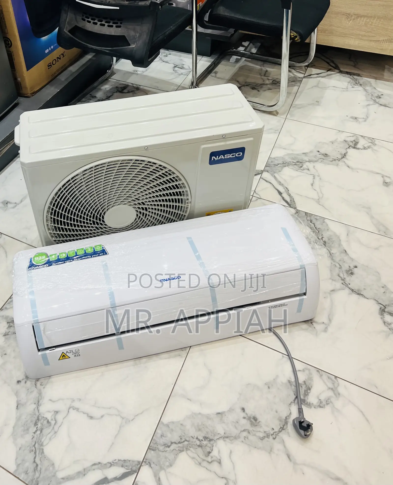 Higher Cooling Nasco 1.5hp Split Dual Inverter Air Conditioner(White)