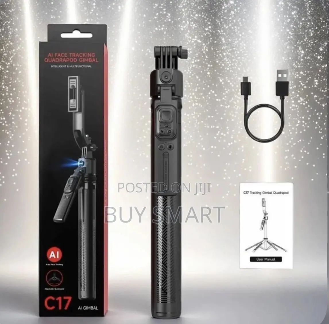 C17 Ai Face Tracking Quadrapod Gimbal
