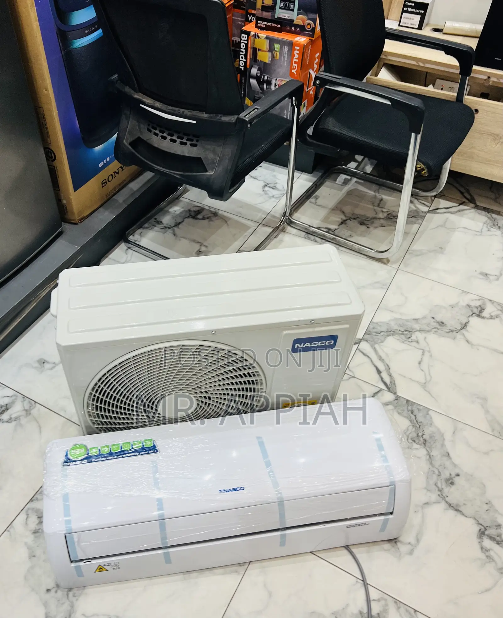 Super Durable Nasco 1.5hp Dual Inverter Ac(White) 