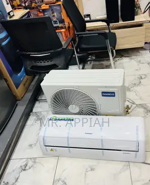Original Nasco 1.5hp Split Dual Inverter Ac With Remote Control(White)
