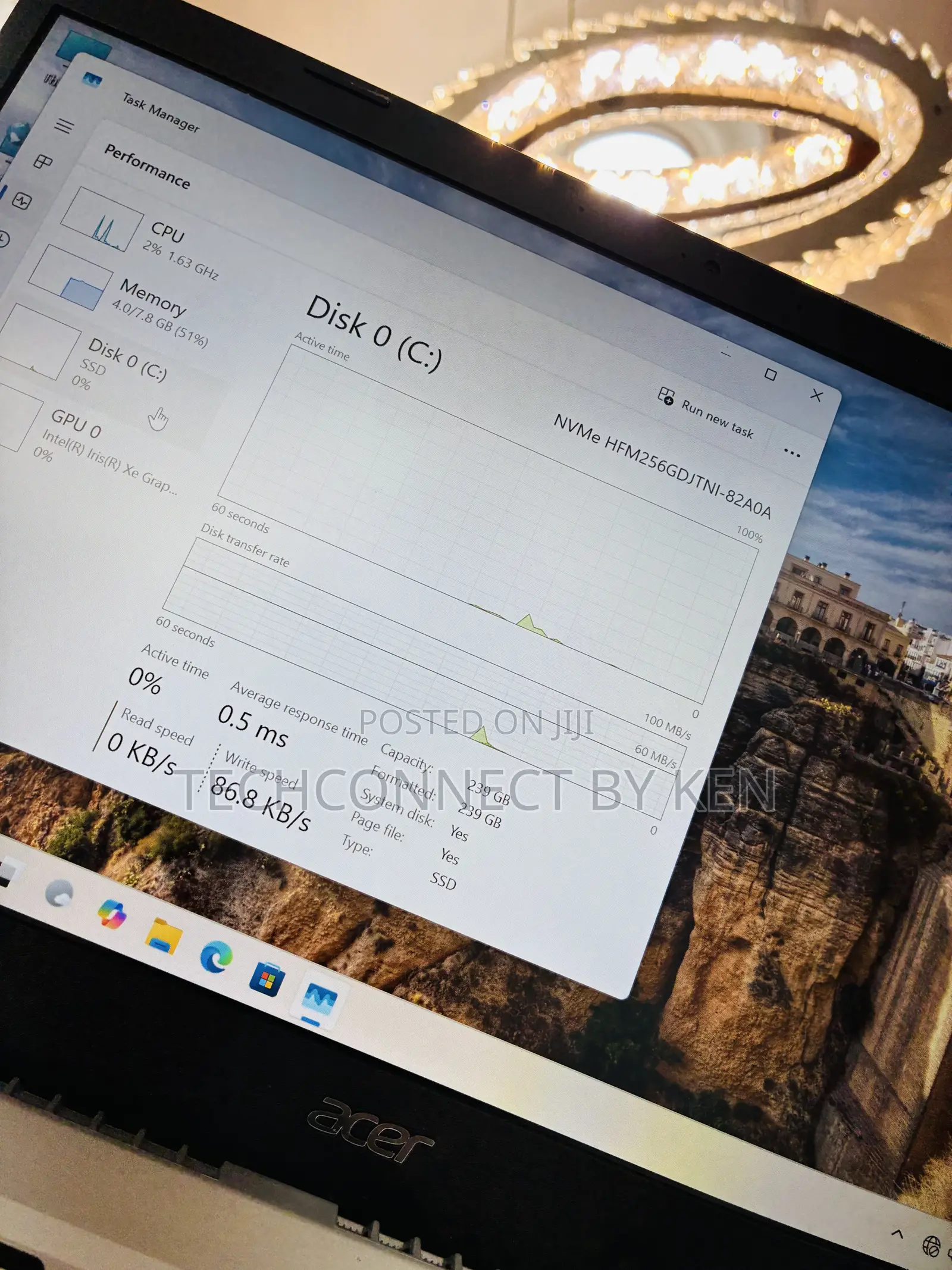 Laptop Acer Aspire 5 8GB Intel Core i5 SSD 256GB