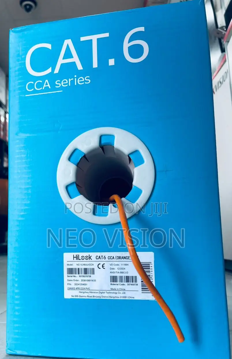 Hikvision Hilook Cat 6 Cca Cable 305m