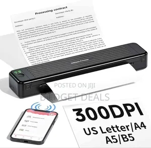 Portable Wireless Inkless Printer(Compatible With Normal Copy Paper)