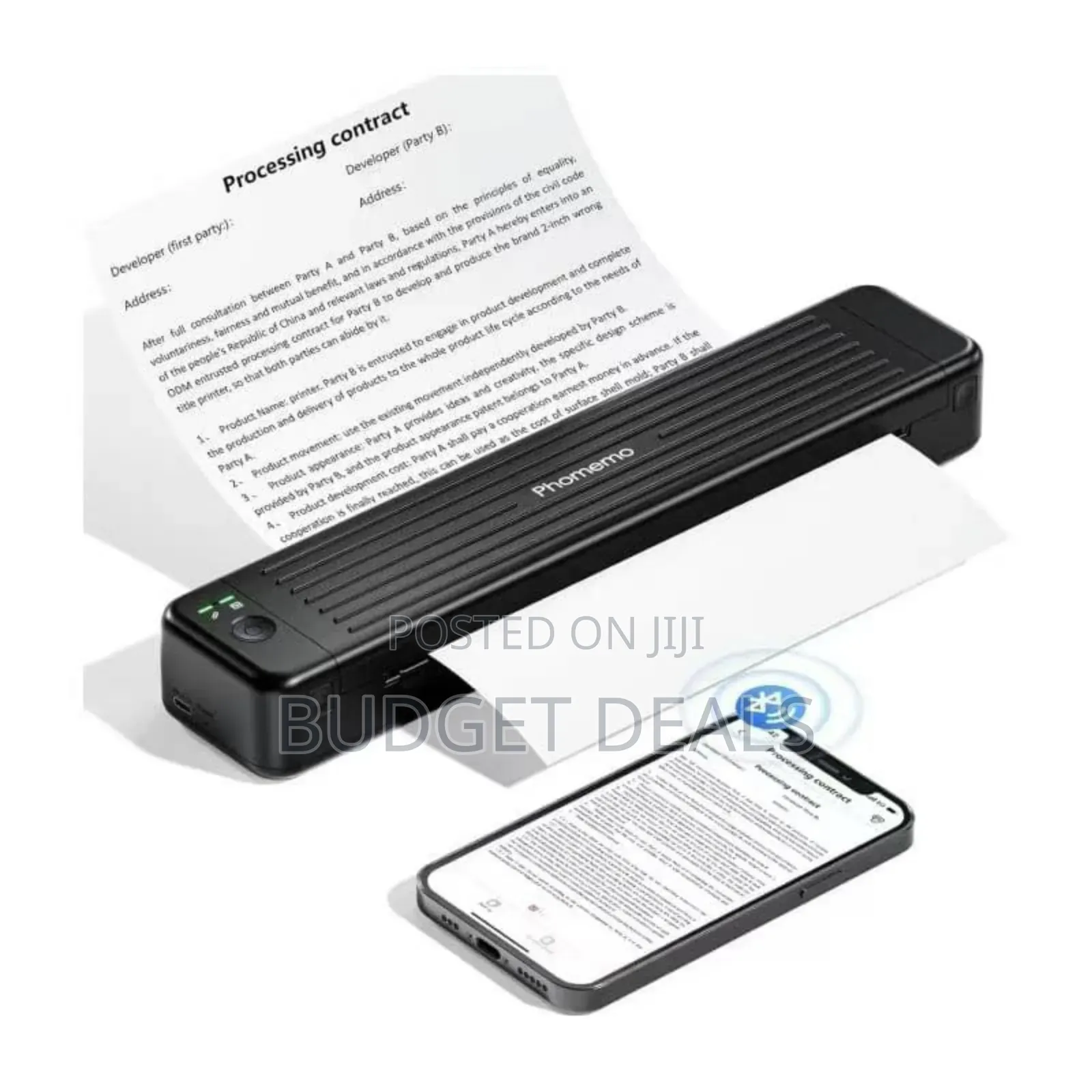 Portable Wireless Inkless Printer(Compatible With Normal Copy Paper)