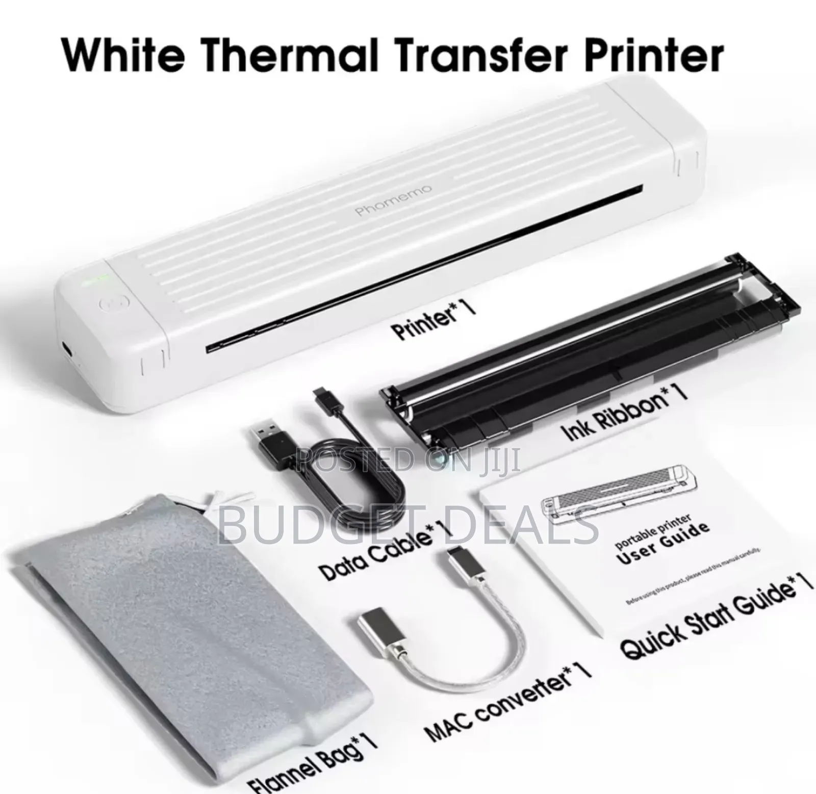 Portable Wireless Inkless Printer(Compatible With Normal Copy Paper)