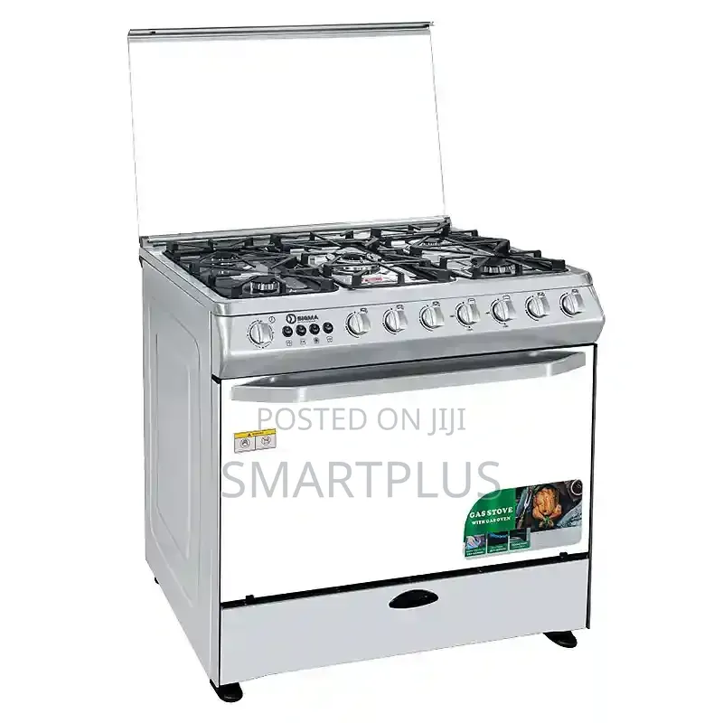 Sigma 90x60cm Gas Cooker 5 Burners and an Integrated Oven and Grill.