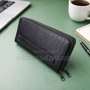 Karya Brand Dark Brown Long Zip-Around Clutch Wallet