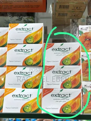 Box Of(72 Pieces) Extract Whitening Soap