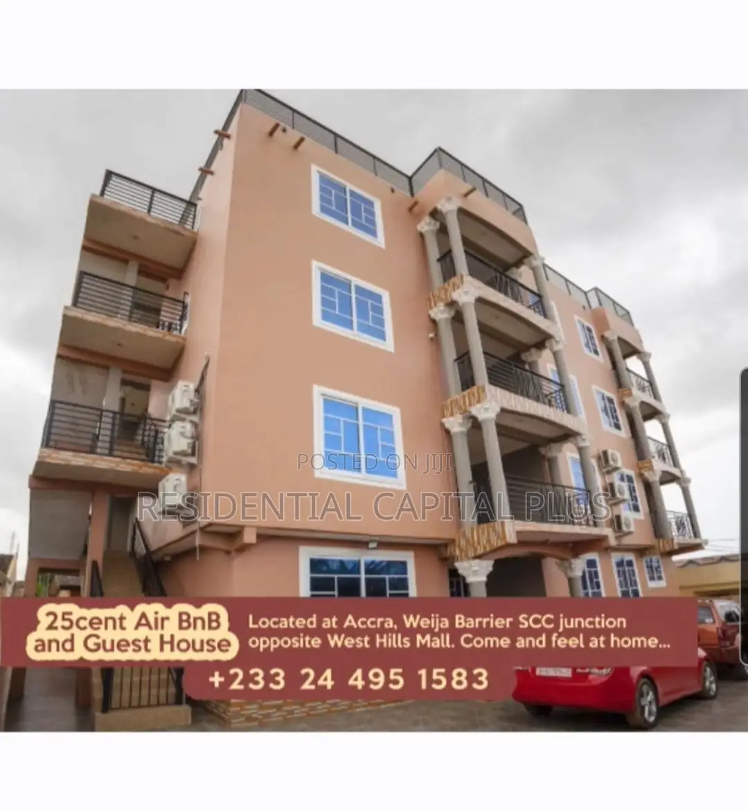 Furnished 1bdrm Apartment in Weija Scc Junction for rent