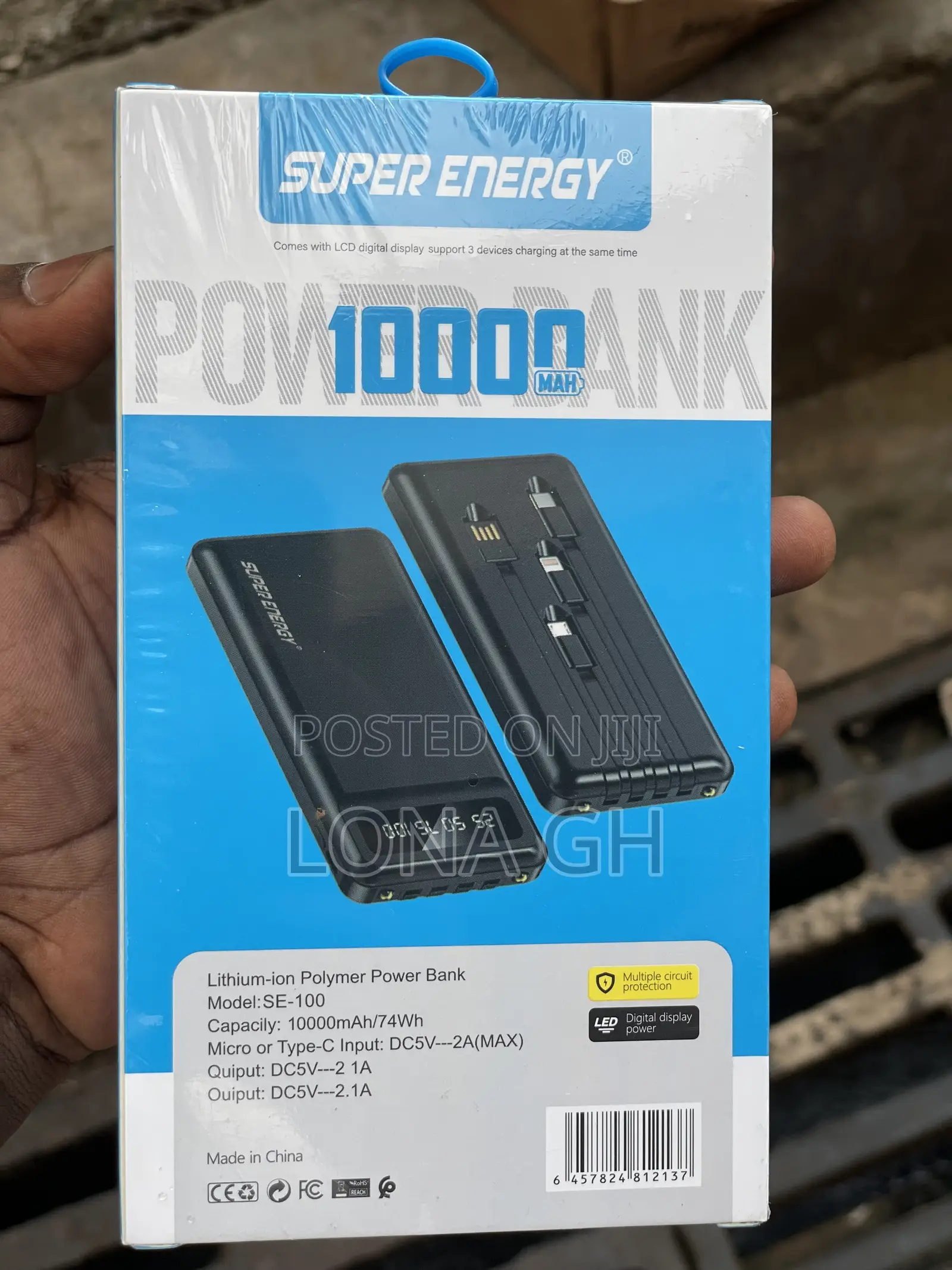 Just Max 10000 Power Bank