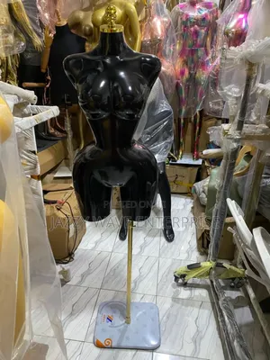 Black Upper Half Manikin Dummy Mannequin