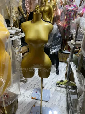 Gold Upper Half Manikin Dummy Mannequin