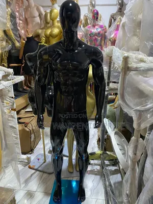 Black Full Man Manikin Dummy Mannequin