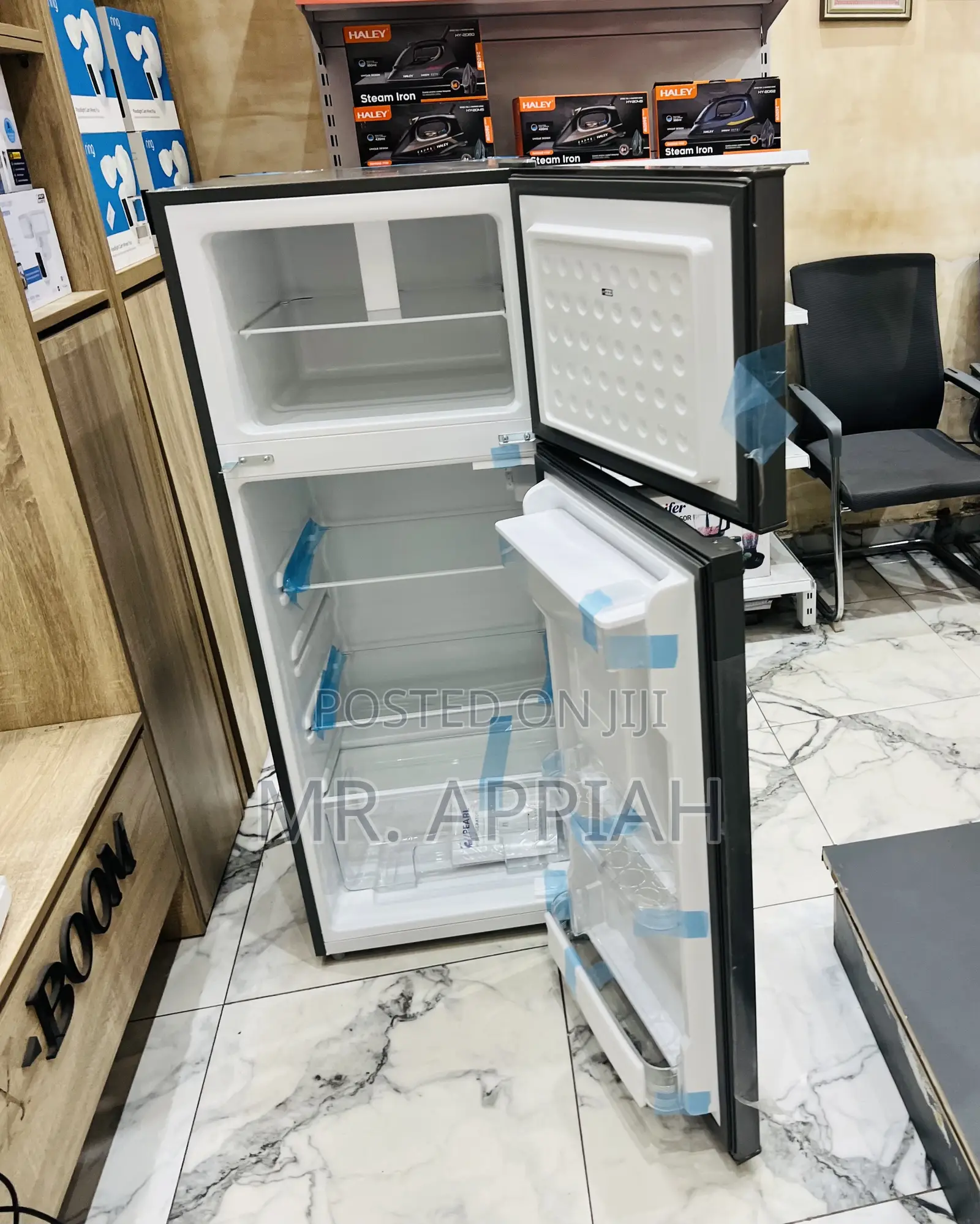 Effective and Reliable Pearl Pf-2521w0-5e 2 Door Fridge(Gray).