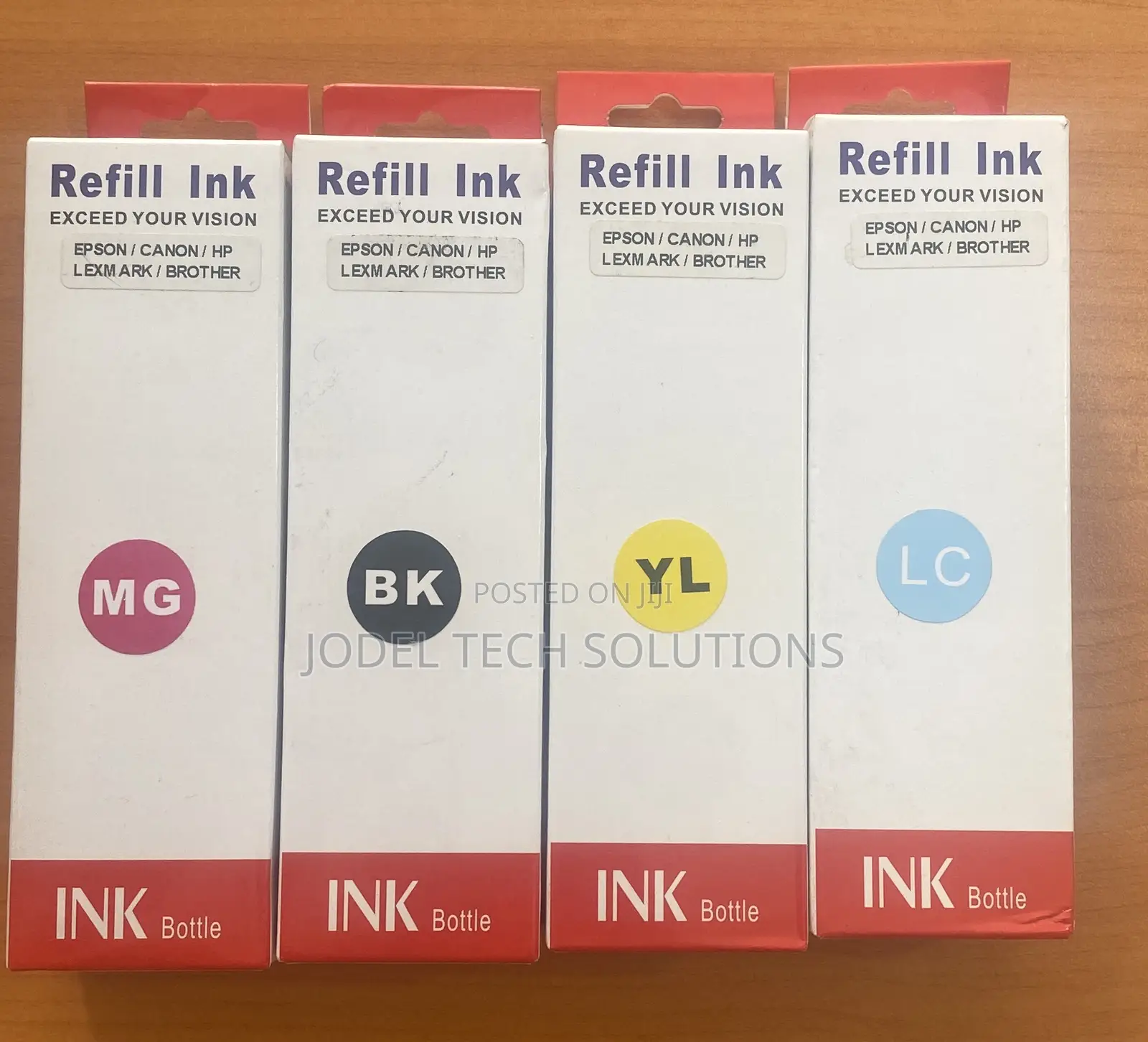 Refill Ink Epson/Canon/Hp/Brother/Lexm Ark