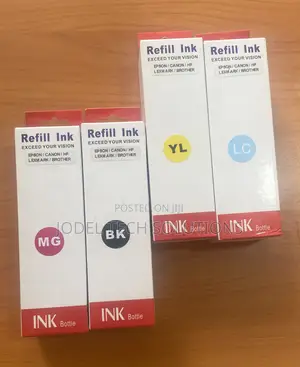Refill Ink Epson/Canon/Hp/Brother/Lexm Ark