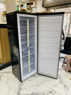 Puf-370 Single Door Upright Freezer Pearl Dark Grey