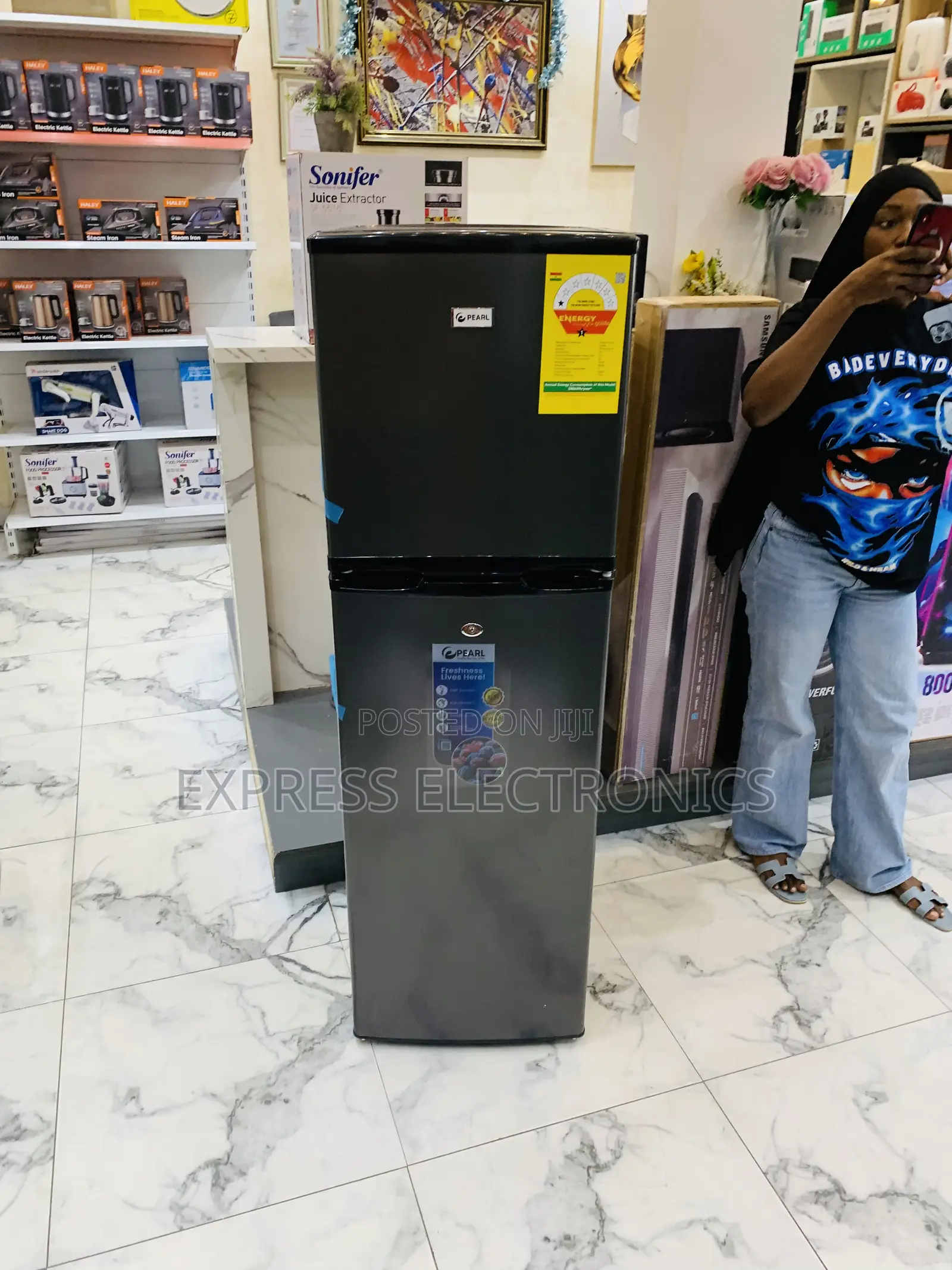 Limited Stock Double Door Fridge Pearl Pf-216tix