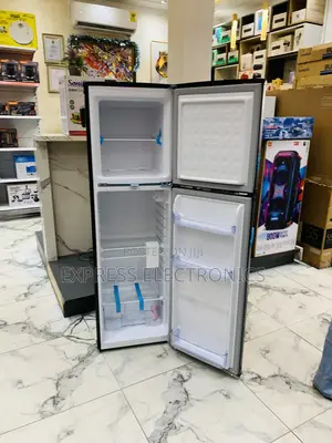 Mesmeric Design Double Door Fridge Black Pf-262tix Pearl
