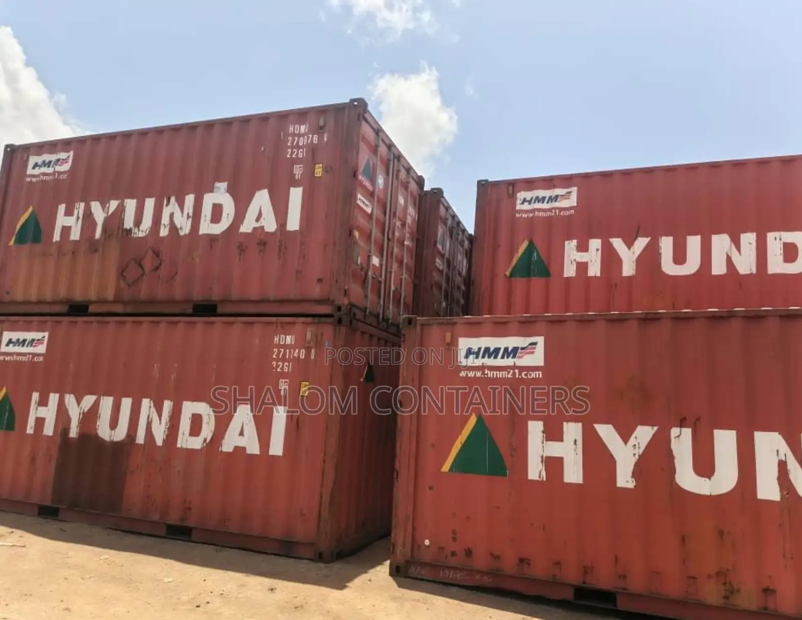Reduce To Clear 20ft Empty Dry Containers Available For Sales