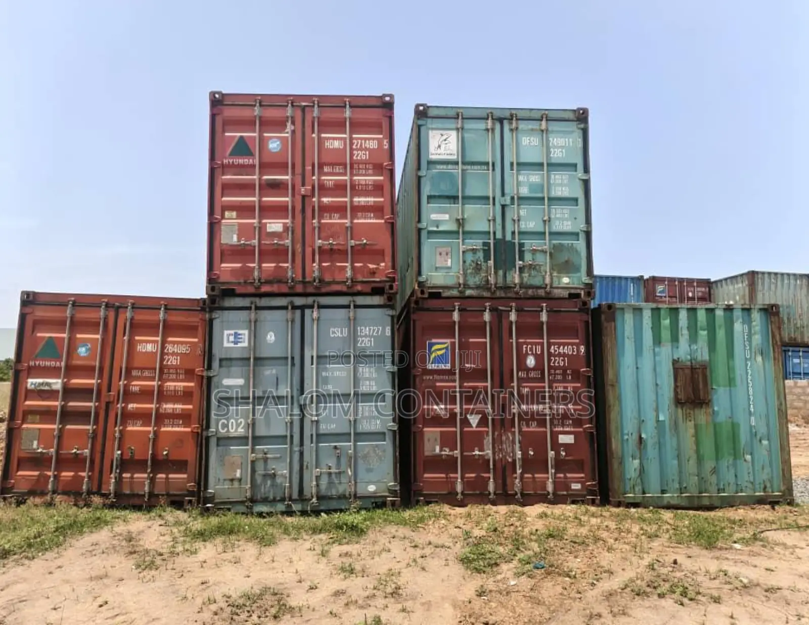 Reduce To Clear 20ft Empty Dry Containers Available For Sales