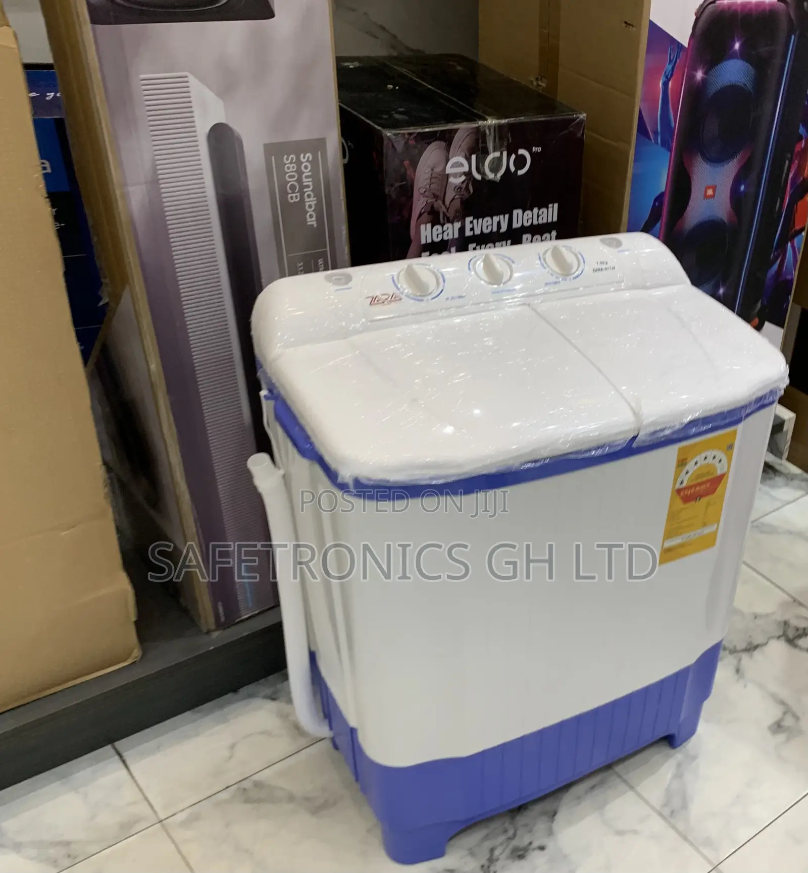 Super Fast Zara 7kg Semi-Automatic Top-Load Washing Machine