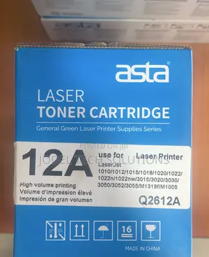 Asta 12a Laser Toner Cartridge (Q2612a)