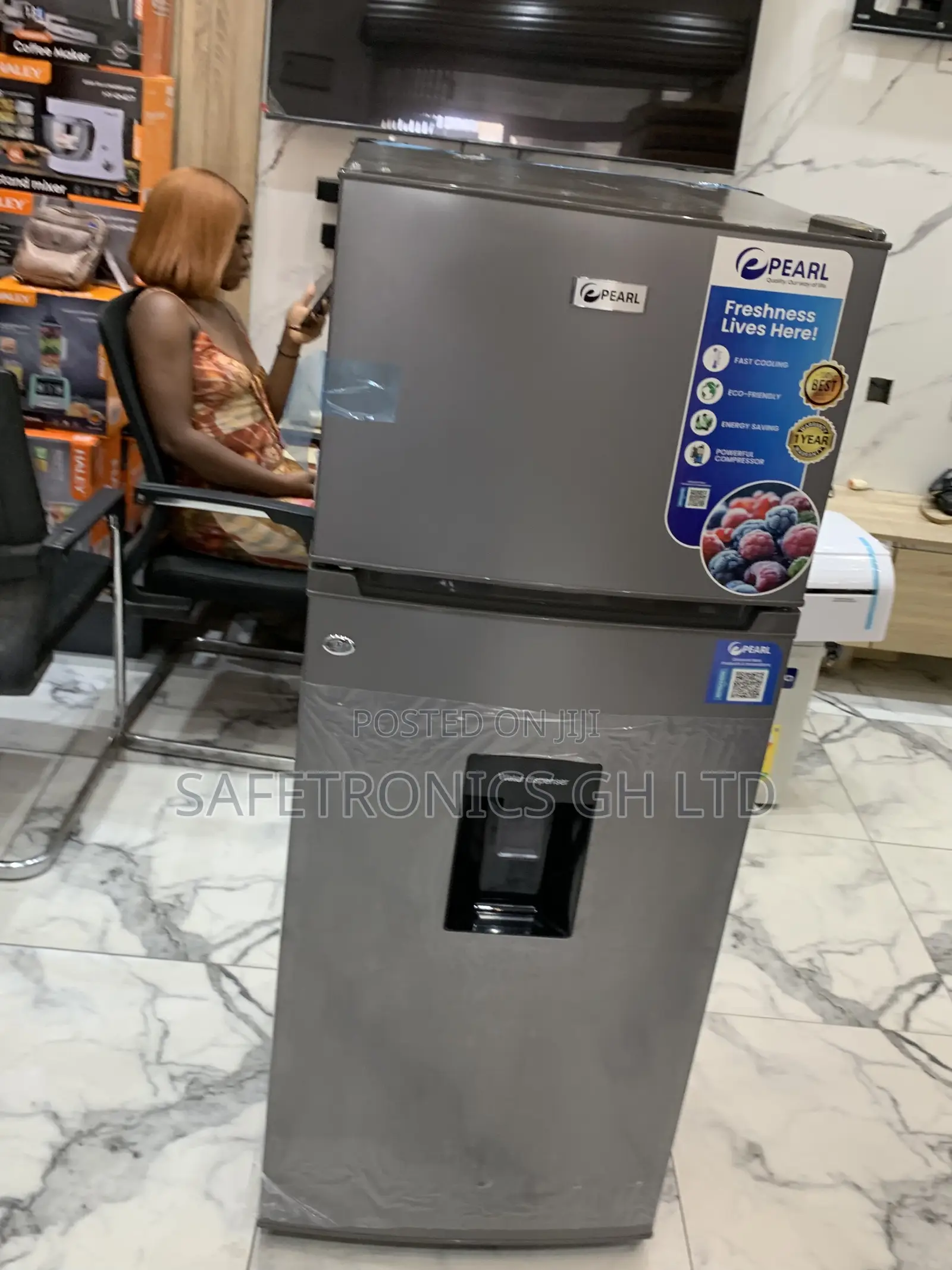 Newly Virtual Pearl Pf-262tix-1a 165-Liter, Double-Door Top-Freezer
