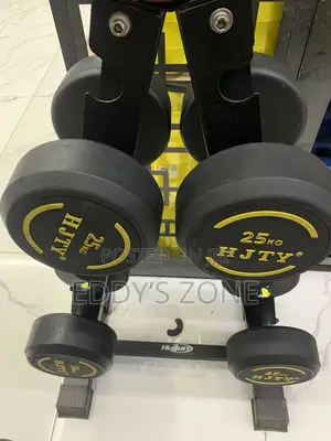 Rubber Dumbbell 25kg