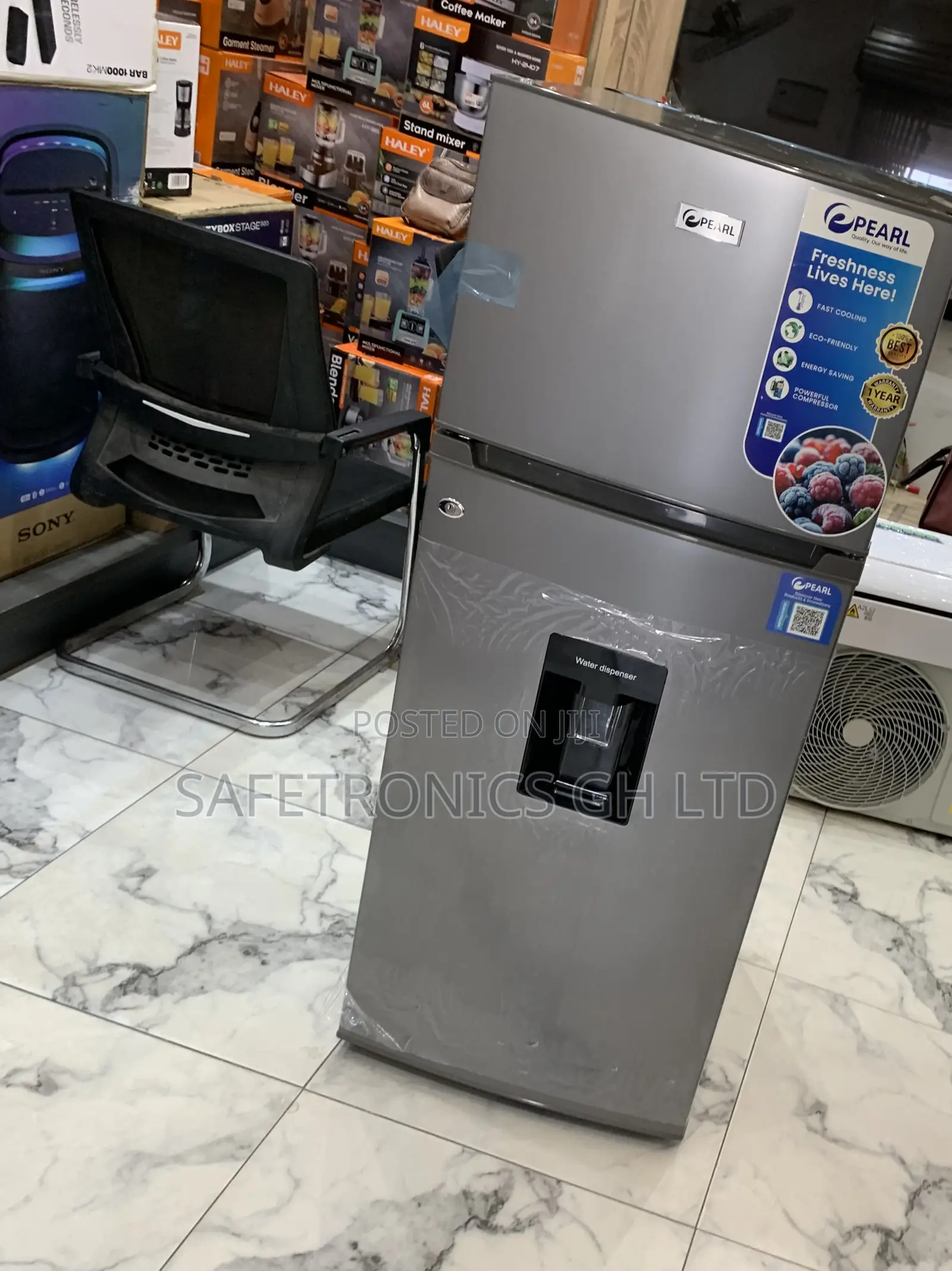 Choose Pf-2521w0-5e Pearl Double Door Refrigerator