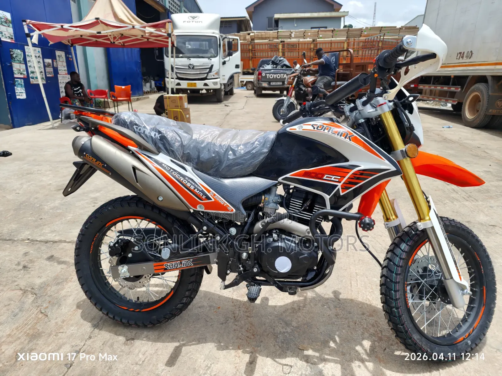 New Sonlink SL200GY-A 2025 Orange
