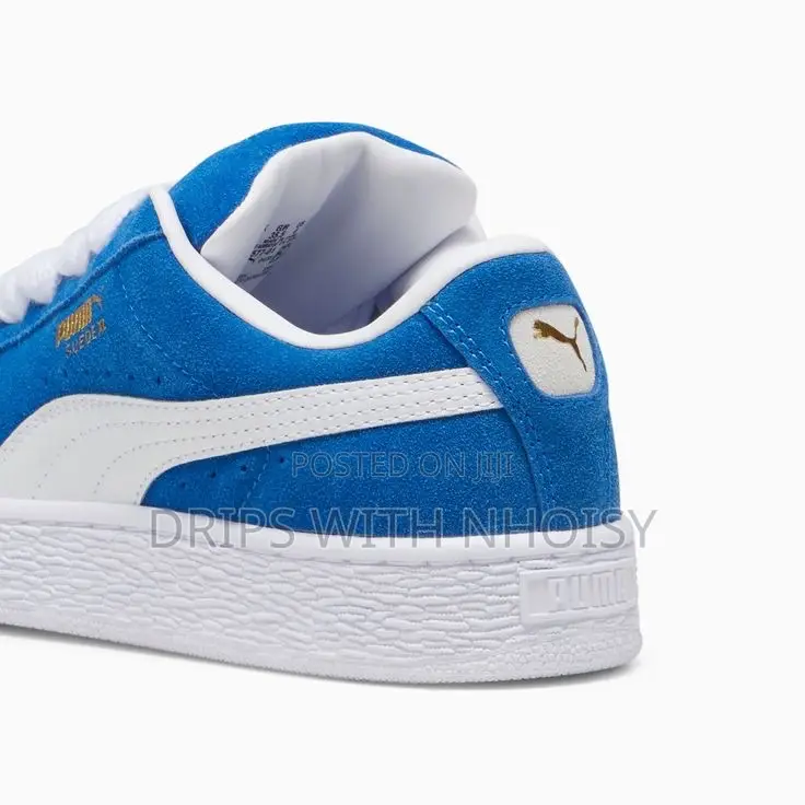 Puma Suede Xl Blue and White
